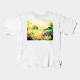 Watercolours on paper Kids T-Shirt